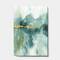 Designart - Blue White Starry Fractal Sky - Oversized Abstract Canvas Art Print